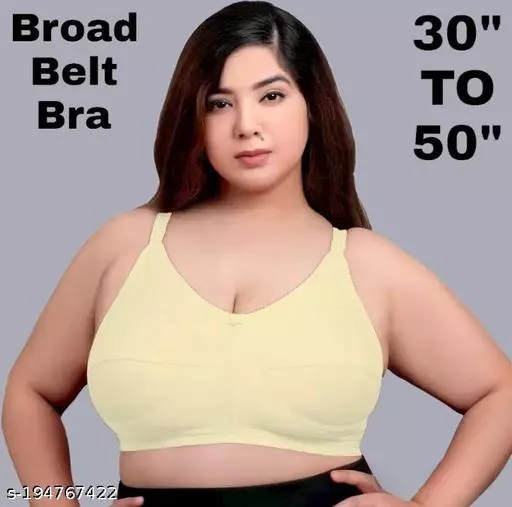 Bra Full Coverage Cotton Bra For Big Bust Plus Size Quality Product - Zeo  Fashion